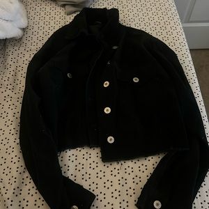black corduroy jacket